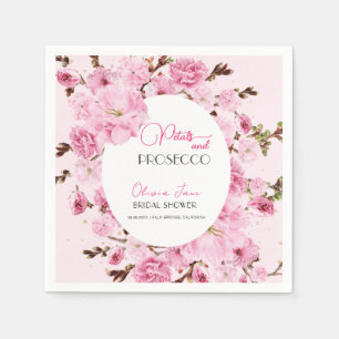 Servilleta De Papel Petales y Prosecco Arco Floral Rosa