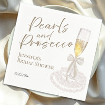 Petales y Prosecco | Bow Watercolor Bridal Shower