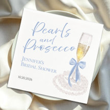 Petales y Prosecco | Bow Watercolor Bridal Shower