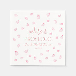 Servilleta De Papel Petales y Prosecco Pétalos rosa rosados Ducha de n