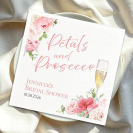 Servilleta De Papel Petales y Prosecco | Wild Garden Bridal Shower