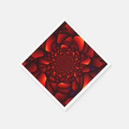 Servilleta De Papel Petalo azul negro rojo