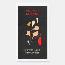 Servilleta De Papel Pétalos cálidos con sombra y toallas de papel