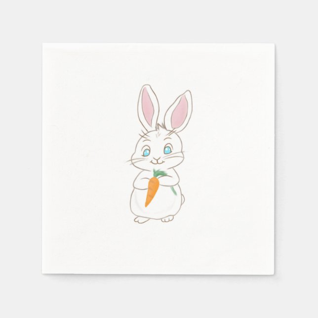 Servilleta De Papel Peter Cottontail  (Anverso)