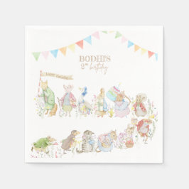 Servilleta De Papel Peter el primer cumpleaños del conejo