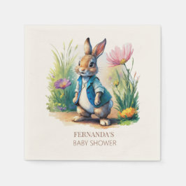 SERVILLETA DE PAPEL PETER RABBIT BABY SHOWER