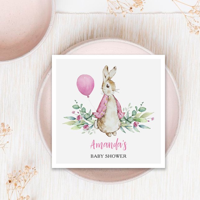 Servilleta De Papel Peter Rabbit Baby Shower (Subido por el creador)