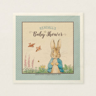 Servilleta De Papel Peter Rabbit   Boy Baby Shower