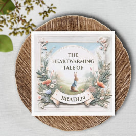 Servilleta De Papel Peter Rabbit en el jardín