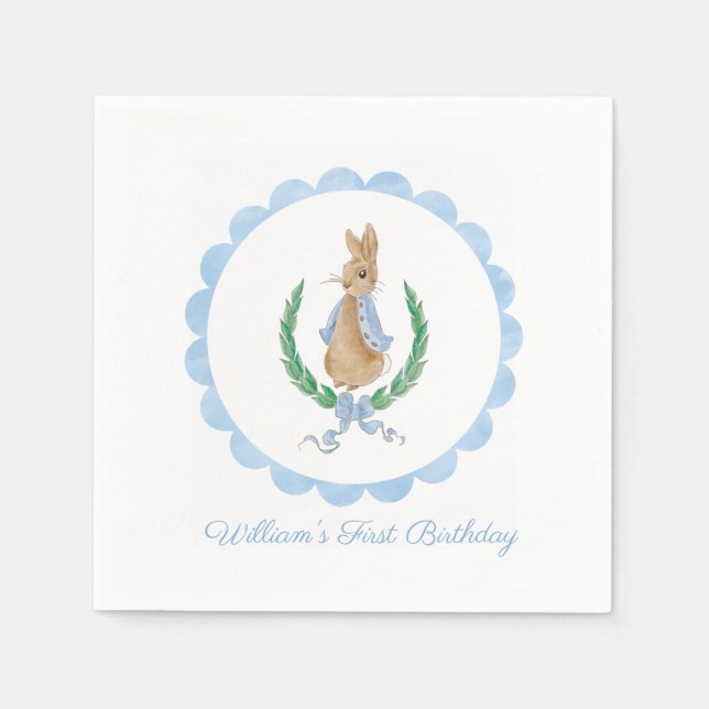 Servilleta De Papel Peter Rabbit Fiesta Napkins (Anverso)
