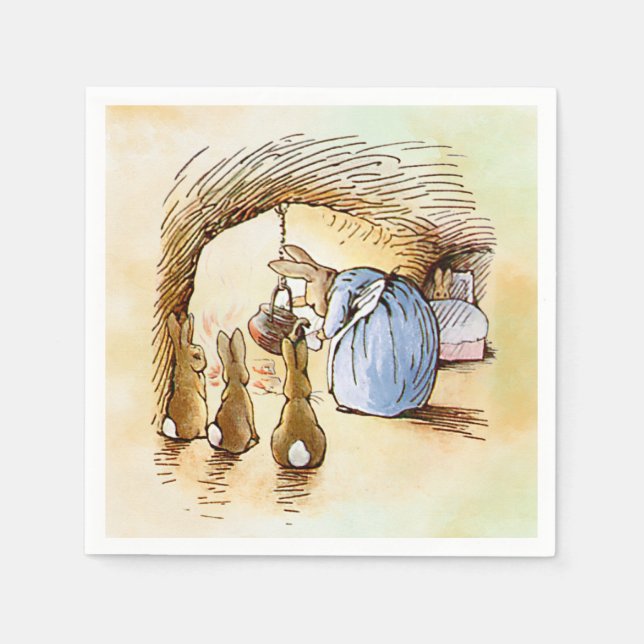 Servilleta De Papel Peter Rabbit Napkins (Anverso)