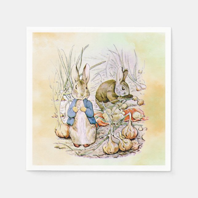 Servilleta De Papel Peter Rabbit Napkins (Anverso)