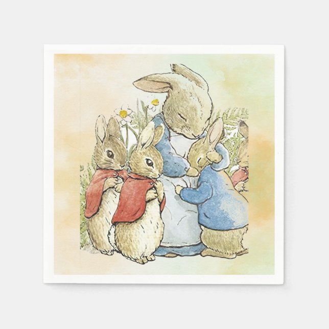 Servilleta De Papel Peter Rabbit Napkins (Anverso)