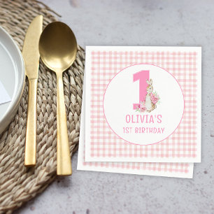 Servilleta De Papel Peter Rabbit   Primer cumpleaños