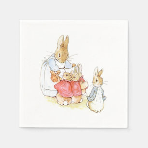 Servilleta De Papel Peter Rabbit y sus hermanas (por Beatrix Potter)