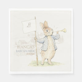 Servilleta De Papel Peter the Rabbit Algún conejo Baby Shower