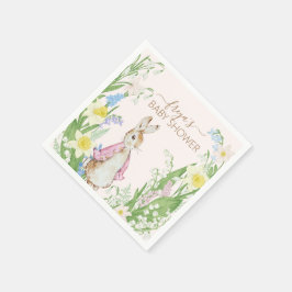 Servilleta De Papel Peter the Rabbit Baby Shower