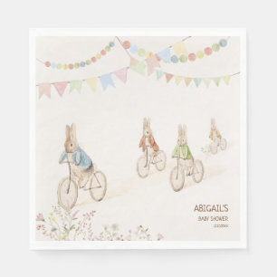 Servilleta De Papel Peter the Rabbit Bunny Gender Neutral Baby Shower