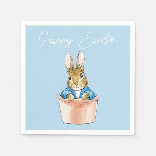 Servilleta De Papel Peter the Rabbit feliz Pascua (Anverso)