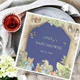 Servilleta De Papel Peter the Rabbit Forest Friends Baby Shower