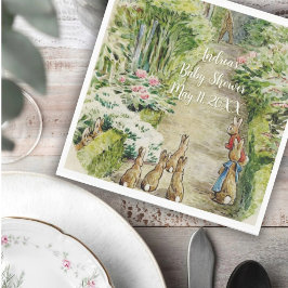 Servilleta De Papel Peter the Rabbit Garden Baby Shower