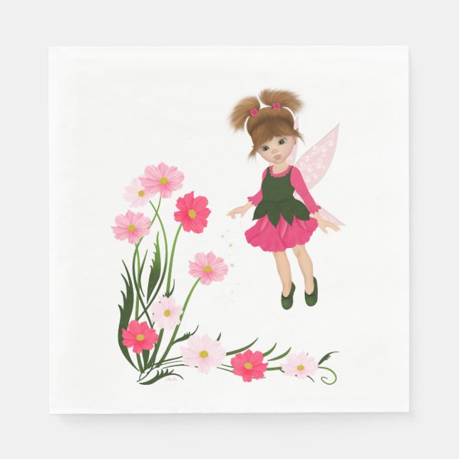 Servilleta De Papel PetitRose "Little Flower Fairy" , servilletas de p (Anverso)