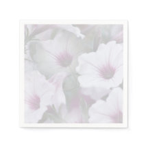 Petunias Rosadas Y Blancas