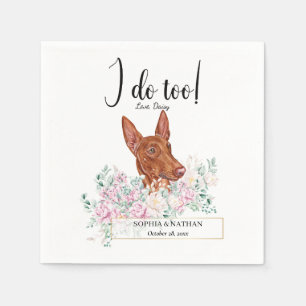Servilleta De Papel Pharaoh Hound Dog Boda Cocktail Napkins