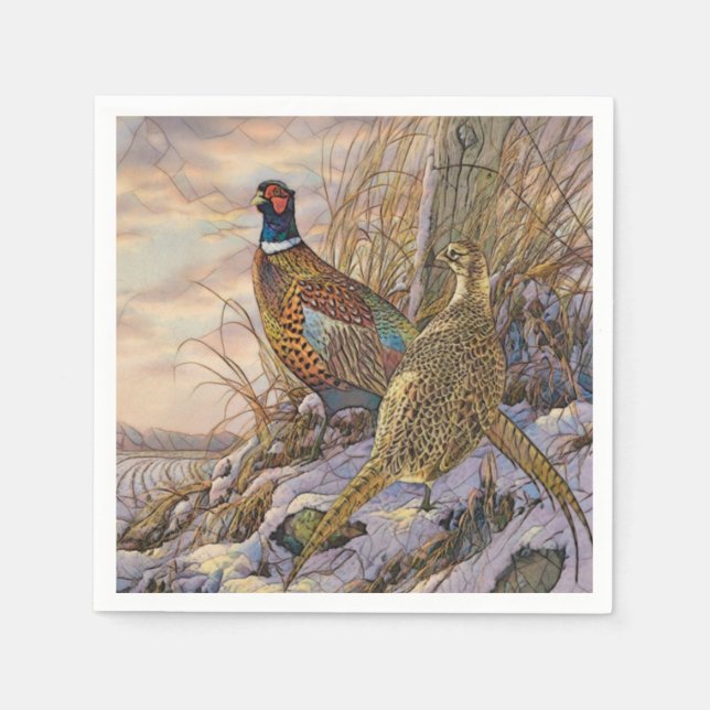 Servilleta De Papel Pheasant (Anverso)