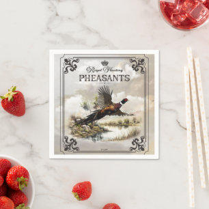 Servilleta De Papel Pheasants, cacería real