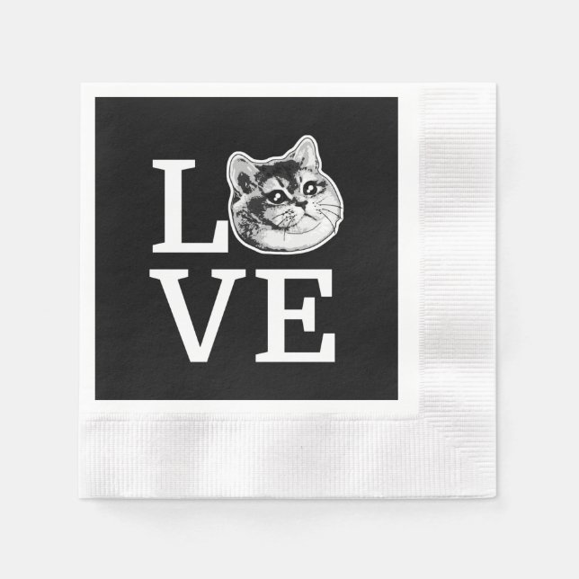 Servilleta De Papel Philly Love Cat (Anverso)