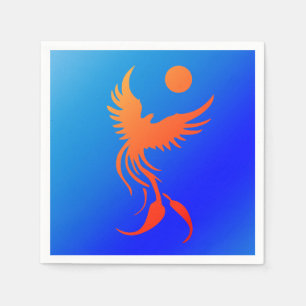 Servilleta De Papel Phoenix de levantamiento en servilletas de las