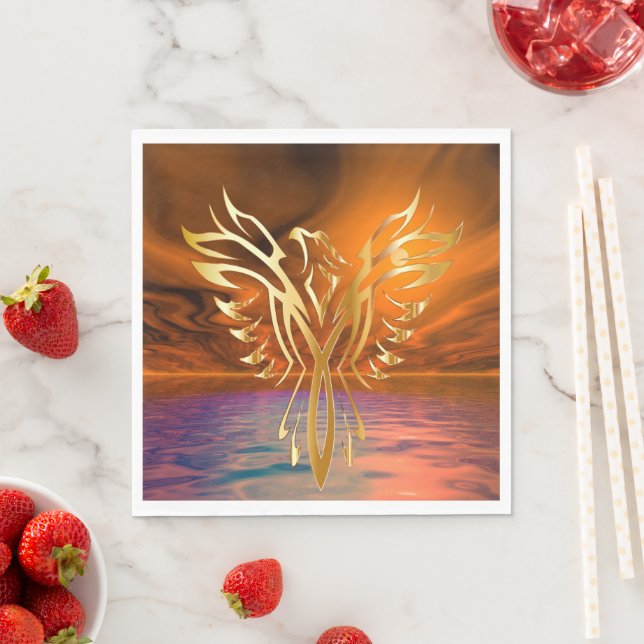 Servilleta De Papel Phoenix Rising (In situ)