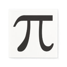 Pi Day Pi Simpatizantes Napkins De Papel