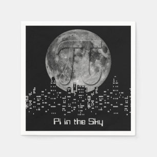 Servilleta De Papel Pi De Luna En El Cielo