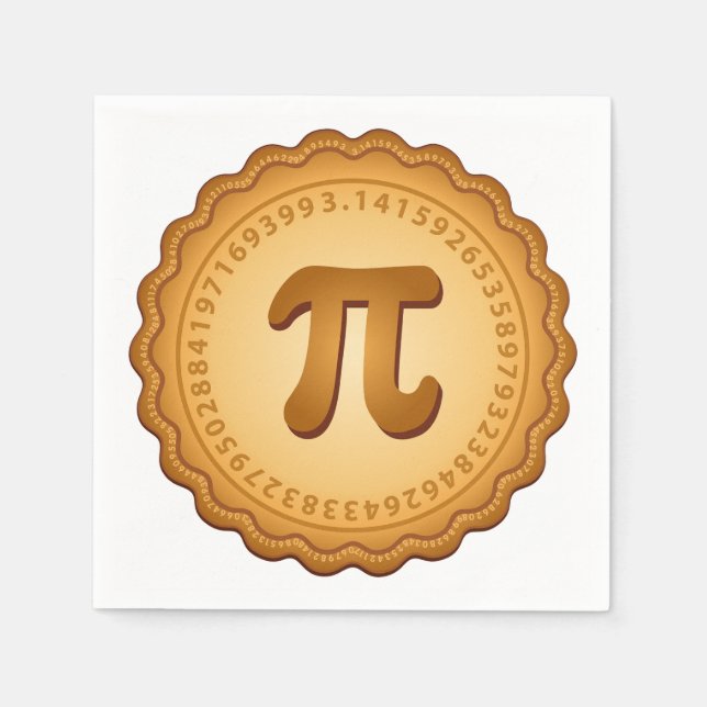 Servilleta De Papel Pi Napkins para Messys Pie Eaters (Anverso)