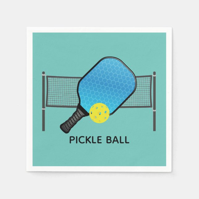 Servilleta De Papel Pickle Ball Pickle Ball Papel de diseño (Anverso)