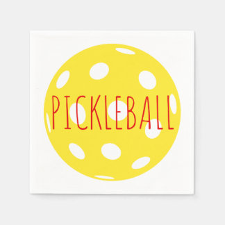 Servilleta De Papel Pickleball Cocktail Napkins