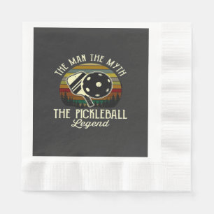 Servilleta De Papel Pickleball- El hombre, El mito, La leyenda