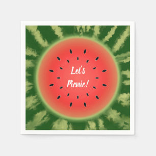 Servilleta De Papel Picnic de Watermelon Slice