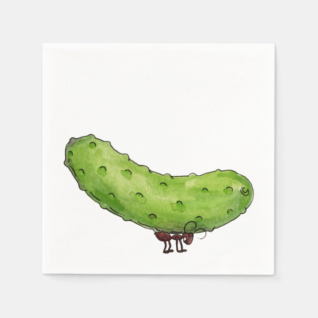 Servilleta De Papel Picnic Pickle (Anverso)