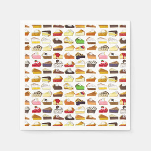 Servilleta De Papel Pie Social Pi Day Slices Bake Sale Dessere Food