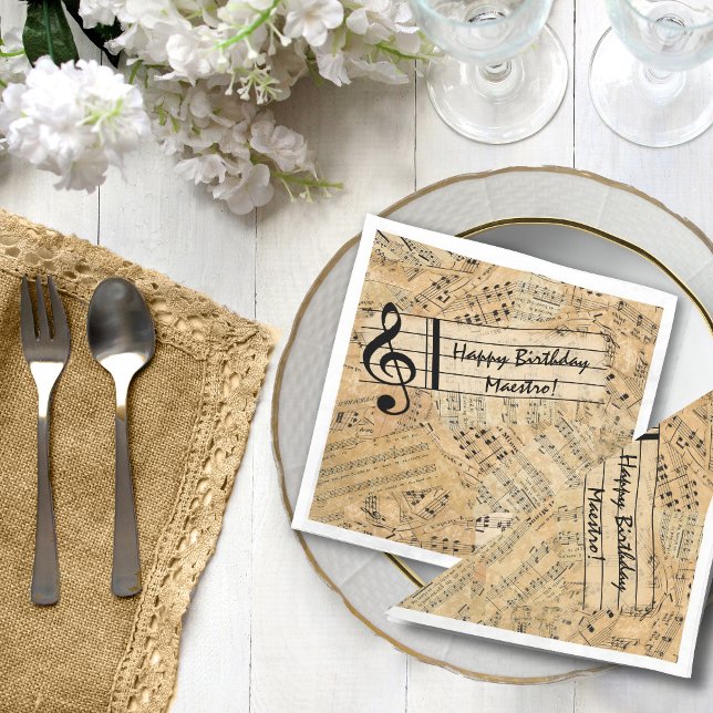 Servilleta De Papel Pieces of Vintage Music IDE389 (Subido por el creador)