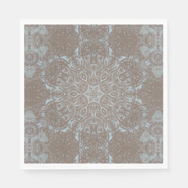 Servilleta De Papel Piedra de arte natural y arena (Anverso)