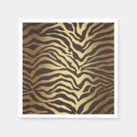Piel de Animal Estampado de Cebra Elegante Glam Mo