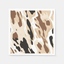 Servilleta De Papel Piel de vaca de Boda de granja