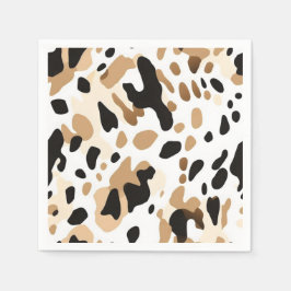 Servilleta De Papel Piel de vaca de Boda de granja