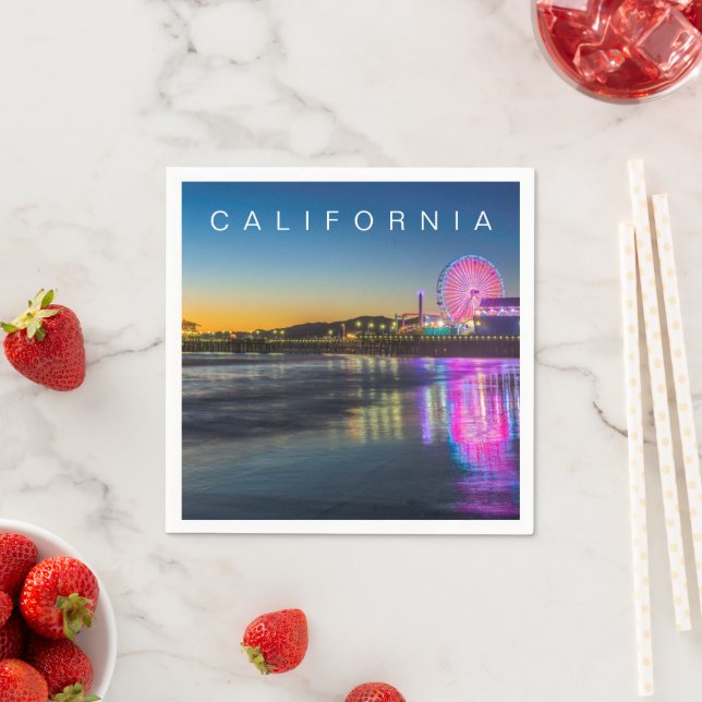 Servilleta De Papel Pier de Santa Mónica | Los Ángeles, California (In situ)