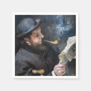 Servilleta De Papel Pierre-Auguste Renoir - Claude Monet leyendo