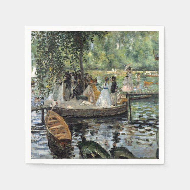 Servilleta De Papel Pierre-Auguste Renoir - La Grenouillere (Anverso)